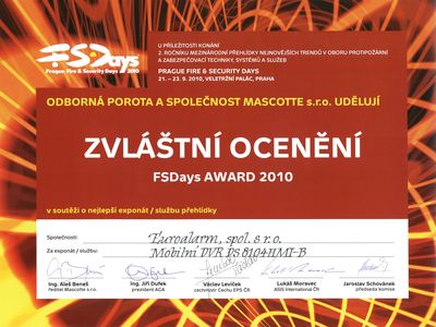 FSD oceneni dvr